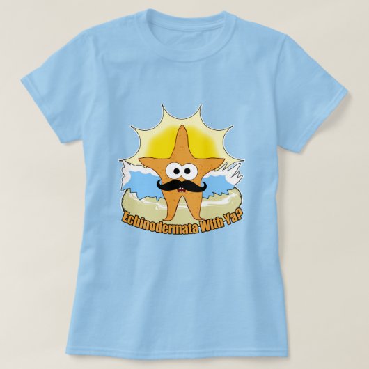 Echinodermata van zeesterren t-shirt (Design voorkant)