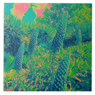 Echium Flowers Tropical Vibe Tegeltje