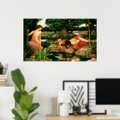 Echo and Narcissus (1903) ~ Fine Art Canvas Poster (Thuiskantoor)