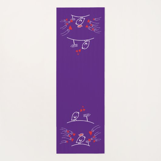 ECHO - Comic Birds Tweetlercools 2 Yogamat (Achterkant)