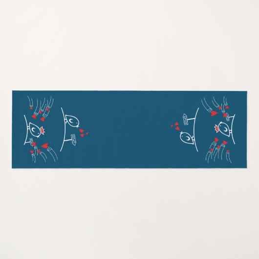 ECHO - Comic Birds Tweetlercools 2 Yogamat (Voorkant (horizontaal))