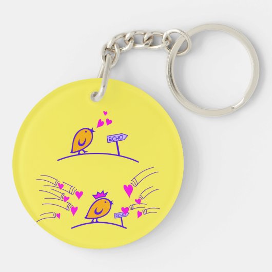 ECHO - Comic Birds Tweetlercools 3 Sleutelhanger (Achterkant)