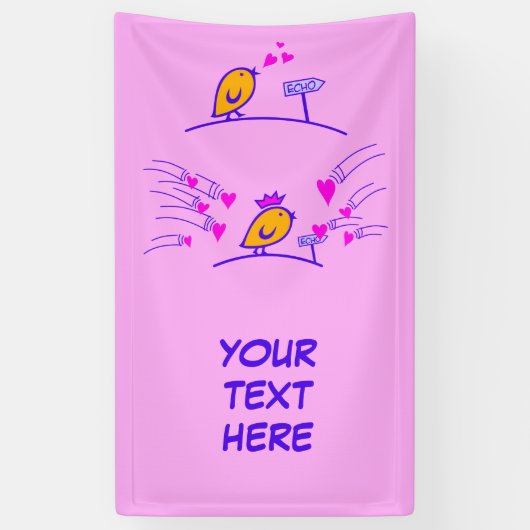 ECHO - Comic Birds Tweetlercools 3 Spandoek (Verticaal)