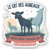 Echo Contre l’Oppression - Badge #BalanceTonTyra Sticker (Voorkant)