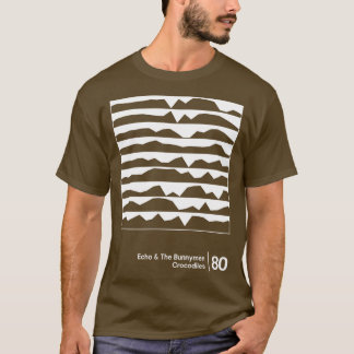 Echo de Bunnymen minimalistische stijl grafische k T-shirt
