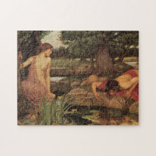 Echo en Narcissus fijne kunst Legpuzzel