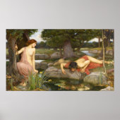 Echo- en Narcissus van pre-Raphaelite Poster (Voorkant)