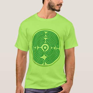 echo labyrinth august green t-shirt