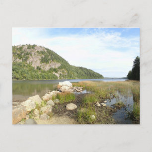 Echo Lake Beach in Acadia National Park Briefkaart