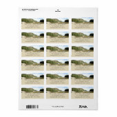 Echo Lake Beach in Acadia National Park Etiket (Full Sheet)