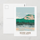 Echo Lake State Park New Hampshire  Briefkaart (Voorkant / Achterkant)