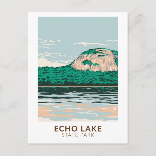Echo Lake State Park New Hampshire  Briefkaart (Voorkant)