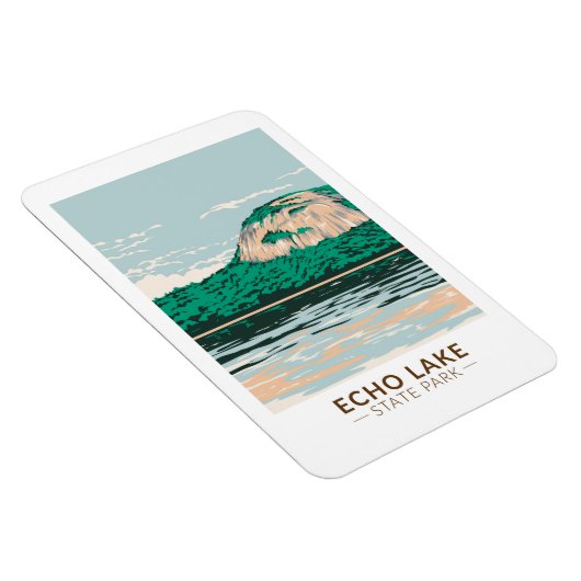 Echo Lake State Park New Hampshire  Magneet (Rechterzijde)