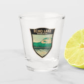 Echo Lake State Park New Hampshire  Shot Glas (Voorkant)