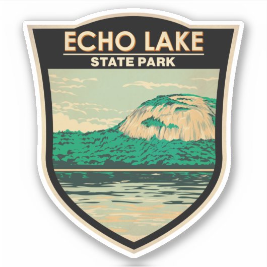 Echo Lake State Park New Hampshire  Sticker (Voorkant)