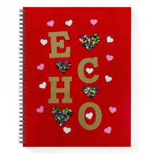ECHO LOVE spiral notebook