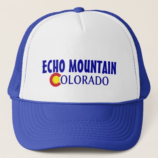 Echo Mountain Colorado simple casquette bleu (Devant)
