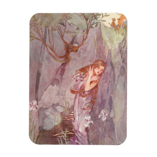 Echo & Narcissus  illustratie van Stratton Magneet (Verticaal)