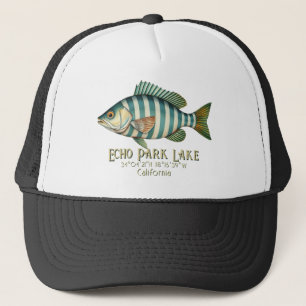 Echo Park Lake California nautische viskleding Trucker Pet