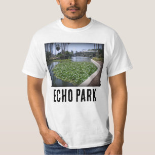 Echo Park Lake in Los Angeles, Californië T-shirt