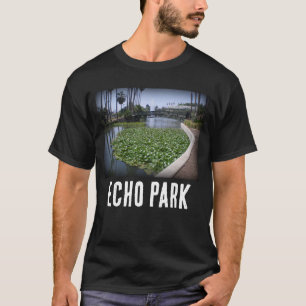 Echo Park Lake in Los Angeles, Californië T-shirt