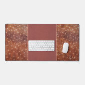 Écho Rouille Tacheté Faon & Broderie (Clavier et souris)