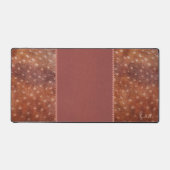 Écho Rouille Tacheté Faon & Broderie (Recto)
