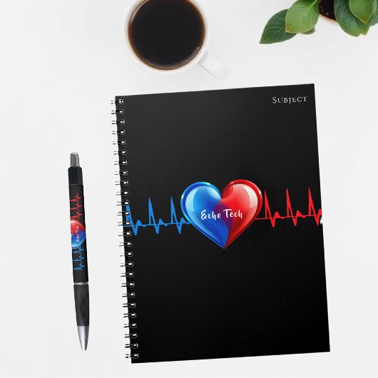 Echo Tech - Cardiac Sonographer Notitieboek