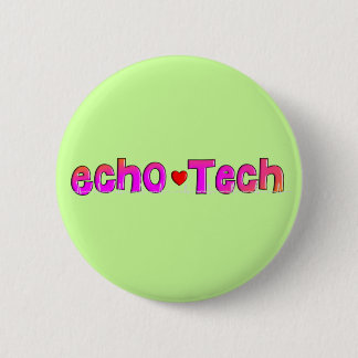 Echo Tech (cardiale echo Tech) — Giften Ronde Button 5,7 Cm