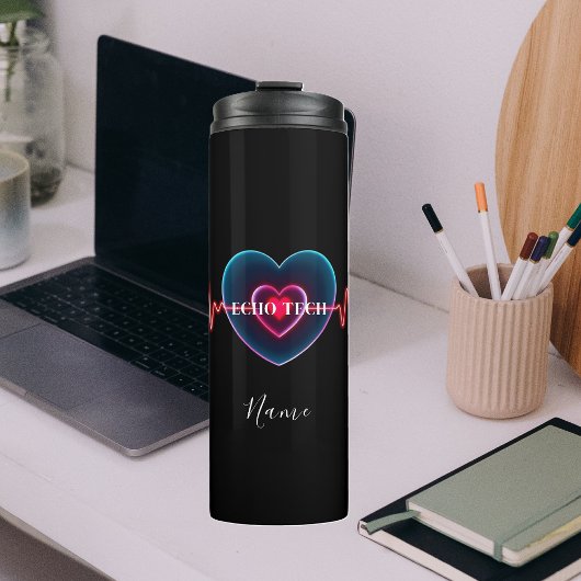 Echo Tech | Heartbeat | EKG Thermosbeker