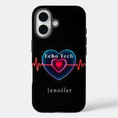 Echo Tech Heartbeat | Hart met ECG Case-Mate iPhone Case (Achterkant)