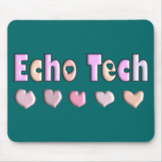 Echo Tech PINK HEARTS Design Giften Muismat