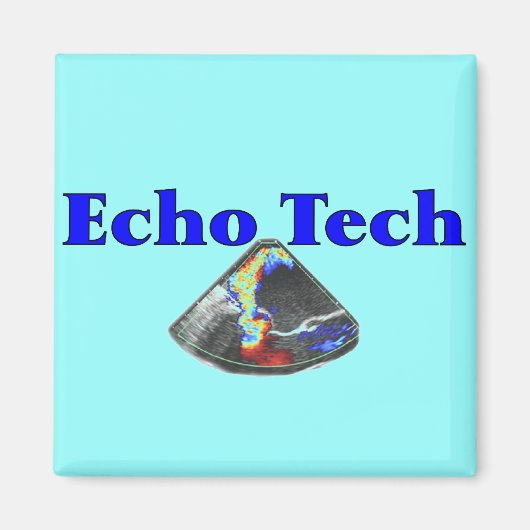 Echo Technicus Gifts (cardiale echo-techniek) Magneet (Voorkant)