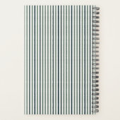 Echo Trails 2026 Planner – Matcha Green Stripes (Achterkant)
