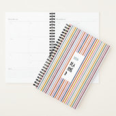 Echo Trails 2026 Planner – Multicolor Stripes (Display)
