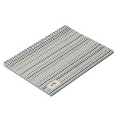 Echo Trails Blue/Natural Stried Journal (Côté gauche)