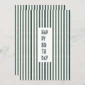 Echo Trails Custom Kaart – Matcha Green Stripes (Voorkant / Achterkant)