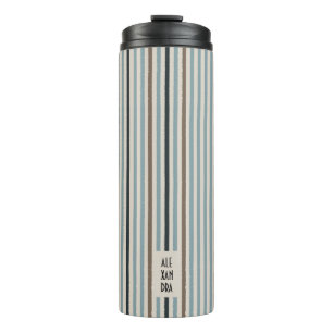 Echo Trails Custom Thermal Tumbler – Blauwe Strepe Thermosbeker