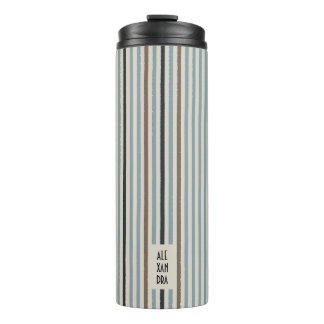 Echo Trails Custom Thermal Tumbler – Blauwe Strepe Thermosbeker