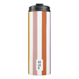 Echo Trails Custom Thermal Tumbler – Roze tinten Thermosbeker