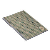 Echo Trails Matcha Green Stried Journal (Côté Droit)