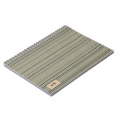 Echo Trails Matcha Green Stried Journal (Côté gauche)