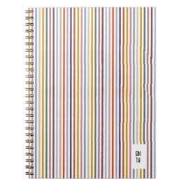 Echo Trails Multicolor Striped Journal Notitieboek