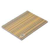 Echo Trails Mustard & Neutral Stried Journal (Côté gauche)