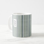 Echo Trails Nom Personnalisé Mug - Matcha Greens (Devant gauche)