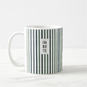 Echo Trails Nom Personnalisé Mug - Matcha Greens