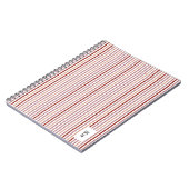 Echo Trails Pink Stried Journal (Côté gauche)