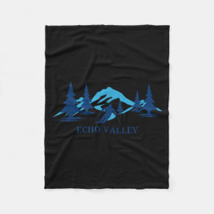 Echo valley washington skigebied skiën skiler fleece deken