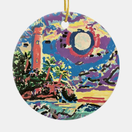 ECHO vuurtoren en Logo Ornament (Voorkant)