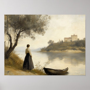 Echoes aan de overkant van de rivier poster